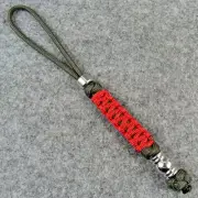 550 Paracord Knife Lanyard With Stainless Steel Beads / Knife Lanyard Bead