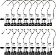 Boot Hangers Clips, 16 Pack Laundry Hooks Hanging Clips Clothes Pins Closet Hanger Organizer Clamps Socks Towel Clips Heavy Duty Clothespins Bulk Hanger Clips for Closet Travel Pants Socks Handbags