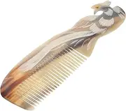 Healvian 1pc Comb Mini for Hair Scalp Massage Portable Ox Horn Hair Ox Horn Pocket Hair Horns