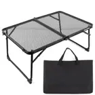 Camping Mesh Folding Table Lightweight Folding Backpacking Auxiliary Mini Side P