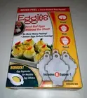 Egg-Tastic Silicone Microwave Egg Cooker Poacher for Fast Fluffy - Egg Separator