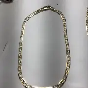 14 Kt Yellow Gold 10” Anklet 4 Millimeters Wide