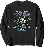 [Disney] Pixar Toy Story Pizza Planet Alien Neon Kanji Poster Sweatshirt