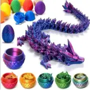 12-Inch 3D Crystal Dragon Egg –Easter Decor, Basket Stuffer & Fidget Gift