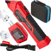 NF-827 Circuit Breaker Finder Tool with 3 Accessories &GFCI Outlet Tester, 90-12