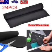 2/4X EVA Foam Sheets Roll Sponge Paper Cosplay Costume Model High Density Black