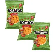 Tostitos HINT OF CHILE LIME Bite Size Rounds Tortilla Chips 11oz (3 Bags) NEW