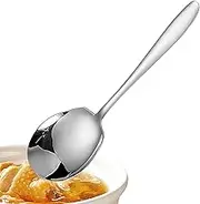 Large Serving Spoons - Stainless Steel Kitchen Serving Tablespoon,Ergonomic Handle Kitchen Tool Spoons Suitable for Birthdays, Outdoor Events, Dinner Parties
