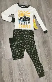 Wonder Nation Toddler Boys "Happy Camper" Cotton Sleep Set, Multi Size 4T