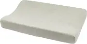 Meyco Baby Uni Terry Cloth Changing Mat Cover (Cover Made of 80% Cotton Terry Towelling, Soft and Skin-Friendly, Moisture Absorbent, Washable, Suitable for Dryers, Size: 50 x 70 cm), Light Grey