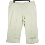 Rachel Comey x Target Women's Birch Crop Wide Leg Cuff Cotton Pants 20W/22W