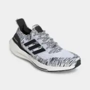 Men's Adidas UltraBoost 21 Running Shoes White / Black "Oreo" Sz 8 GV7709