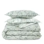 Sky Field Flowers Sateen Duvet Cover Set, Twin - Exclusive