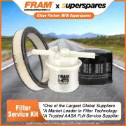 Fram Filter Service Kit Oil Air Fuel for Ford Laser KC Tx3 KE B6 Meteor GA GC