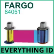 FARGO 84051 YMCK 500 PRINT COLOUR ID CARD PRINTER RIBBON HDP5000 084051 HDP 5000