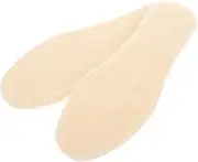 MOKKHNB 1Pair Fuzzy Warm Insoles for Winter Comfortable Boot Inserts for Men Moisture Wicking Breathable Skin Friendly Design for Cold Weather Footwear