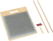 kowaku Wool Blending Board, Carding Brush Set, Ergonomic Handle, Hand Carder for Mixing Color, Home, Studio, Without Stand