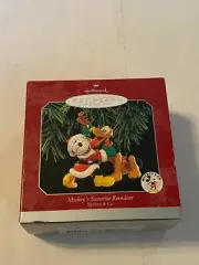 BRAND NEW - Hallmark Keepsake - Mickey & Co. - Mickey's Favorite Reindeer
