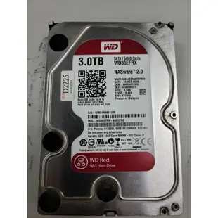 WD30EFRX 30EFRX PLUS  3TB 3.5吋 SATA3