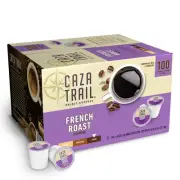 Coffee Pods, French Roast, Single Serve (Pack of 100) (Packaging May Vary)