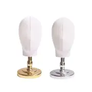 Wig Head Model Manikin Head with Base Freestanding Multipurpose Fashion Hats