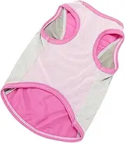 HOMOBABE Pet Cooling Vest Puppy Dog Harness Medium Breed Dog Vest Pet Chest Strap Dogs Cooling Jacket Small Dog Jacket Small Dog Shirts Dog Cosplay Outfit Boy Dog Accessories Pink Polyester