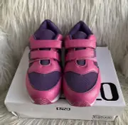 NWT Enzo Unisex-Child Kids Ellis Sneaker Casual Shoes Purple pink US SIZE 4