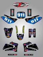 Yamaha TTR 125 / 2000 - 2007 sticker kit BARBED style decals Fully Custom