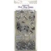 Papercraft Clear Cling Stamps Butterflies