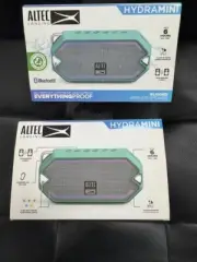 New Altec Lansing HydraMini Wireless Bluetooth Speaker, USB C (Mint Green)