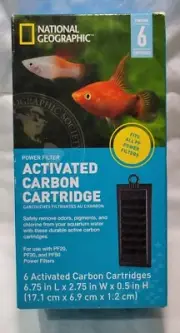 Power Filter Activated Carbon Cartridge For Use With PF20 PF30 PF50 6 Pack NEW!
