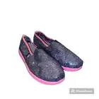 LiL BOBS from Skechers Slip-On Shoes Youth Girls Size 12 Black Sparkle