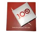 Qantas Silver Proof Bullion Coin & 100th Anniversary 20cm Diecast Metal Plane