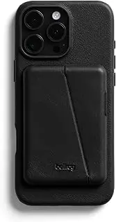 Bellroy Mod Phone Case + Wallet for iPhone 16 Pro Max (Slim Leather iPhone case, Phone Wallet) - Black