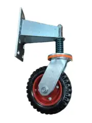 Swing Gates Silver Gate Wheel Wheels Rotation Spring Loaded Bracket Casters