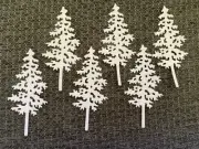 Tree die cuts scrapbook cards (6)