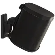 Sanus Swivel And Tilt Speaker Wall Mount For Sonos One, SL, Play:1 & Play:3 In Black (WSWM21-B2)
