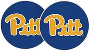 Desert Cactus University of Pittsburgh Car Coaster Panthers Pitt Absorbent Sandstone Car Cup Coasters Set of 2 (Design A)