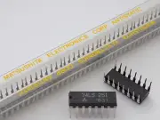 10x - Matsushita 74LS251 - 1-of-8 Line Data Selector / Multiplexer - IC DIP-16