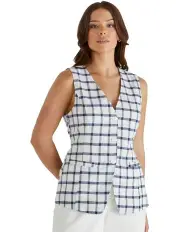 [Sass] Beau Vest in White