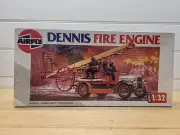 1989 Airfix Dennis Fire Engine Truck 1/32 Plastic Model Kit 06442, New Sealed T