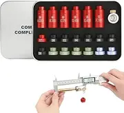 Headspace Gauge Comparator Kit - Bullet Reload Complete Kit | Bullet Comparator Gauge Kit with 14 Inserts and 6 Bushings, Reload Supplies and Equipment, Precision Measuring Tool for Reloading