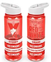 Sydney Swans AFL 650ml Tritan Bottle and Bands