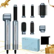 Hair Blow Dryer Brush 6 in 1 Attachments 110000 RPM Air Style Ionic Tool Curler