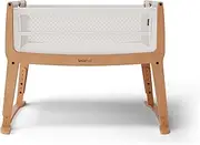 SnuzPod Studio Next to Me Crib - Portable Lightweight Baby Bed with Zip-Down Wall, 3D Breathable Mattress, 6 Height Settings and Comfort Incline Mode - Ideal Home and Travel Cot with Wheels, Stockholm
