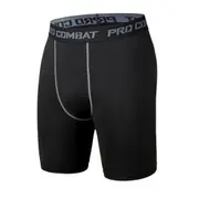 Men's Sports Quick Dry Leg Slim Compression Gym Tights Shorts Pants Base Layer 5 Size