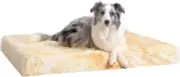 Soft Plush Dog Bed Bed Large Dog Bed with Removable Washable Cover, Egg Crate Fo