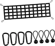 HEALEEP Cargo Net for Trucks Durable Truck Bed Net with Easy Installation Secure Your Cargo Pickup SUV Prevents Sliding and Tilting for Transporting Groceries and Tools