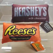 Squeaky dog chew toys Hershey’s Milk Chocolate Bar Reese's Peanut Butter Cups