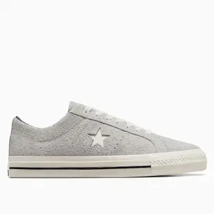 【CONVERSE】休閒鞋 男鞋 女鞋 帆布鞋 麂皮 ONE STAR PRO OX 白灰 A08128C